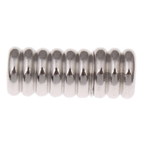 Zinc Alloy Magnetic Clasp, Column, plated nickel, lead & cadmium free Approx 4mm 