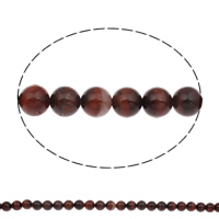Tiger Eye Beads, Round, natural red Approx 1mm Approx 17 Inch 