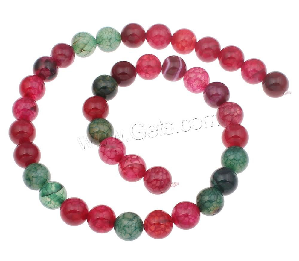 Natural Tourmaline Beads, Tourmaline Color Agate, Round, October Birthstone & different size for choice, Hole:Approx 1mm, Length:Approx 17 Inch, Sold By Strand