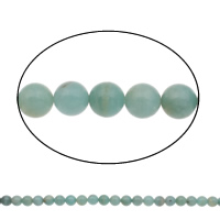 Amazonite Beads, Round, natural Approx 1mm Approx 15 Inch 