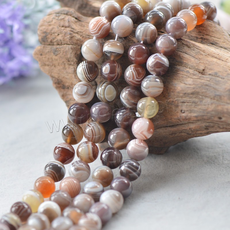 Natural Lace Agate Beads, Round, different size for choice, Hole:Approx 1mm, Length:Approx 15.5 Inch, Sold By Strand