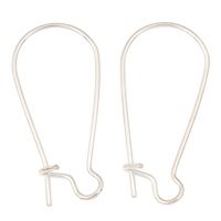 Iron Kidney Earwires, plated lead & cadmium free 