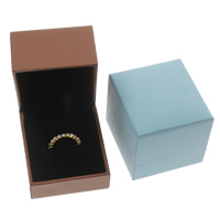 Leather Bracelet Boxes, Cardboard, with Sponge & PU Leather, Rectangle 