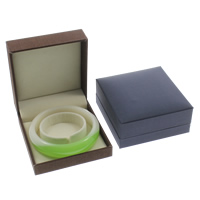 Boîtes à bracelet en carton, avec velours de coton, rectangle, différents matériaux pour le choix Vendu par PC