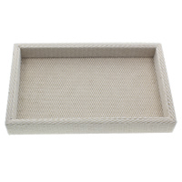 Jewelry Case and Box, Cardboard, with Linen, Rectangle 