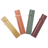 Boîtes à bracelet en carton, avec Éponge & ruban de satin, rectangle, avec une décoration de noeud à boucles, plus de couleurs à choisir Vendu par PC