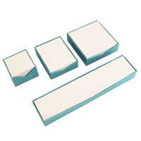Cajas de Cartón para Set Joyería, con Cinta de tarlatán, diferentes estilos para la opción, Vendido por UD