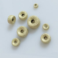 Gold Filled Spacer Bead, Rondelle, 14K gold-filled & stardust, 3mm Approx 1mm 