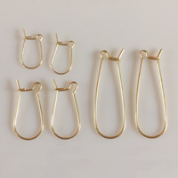 Gold Filled Kidney Earwires, 14K gold-filled 16mm Approx 0.51mm 