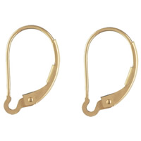 Gold Filled Lever Back Earring Wires, 14K gold-filled 