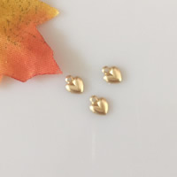 Gold Filled Extender Chain Drop, Heart, 14K gold-filled Approx 1mm 