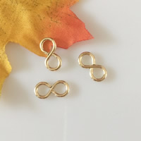 Gold Filled Connector, Infinity, 14K gold-filled & 1/1 loop 