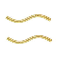Gold Filled Tube Beads, 14K gold-filled Approx 1.2mm [