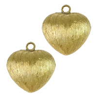 Stardust Brass Pendants, Heart, plated Approx 3mm 