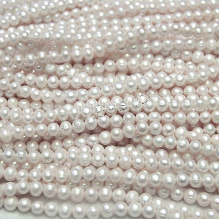Potato Cultured Freshwater Pearl Beads, natural, different size for choice, white, Hole:Approx 0.8mm, Length:Approx 15.5 Inch, Sold By Strand