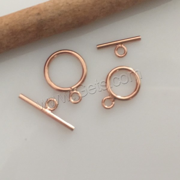 Gold Filled Toggle Clasp, 14K rose gold-filled & different size for choice, Sold By Set