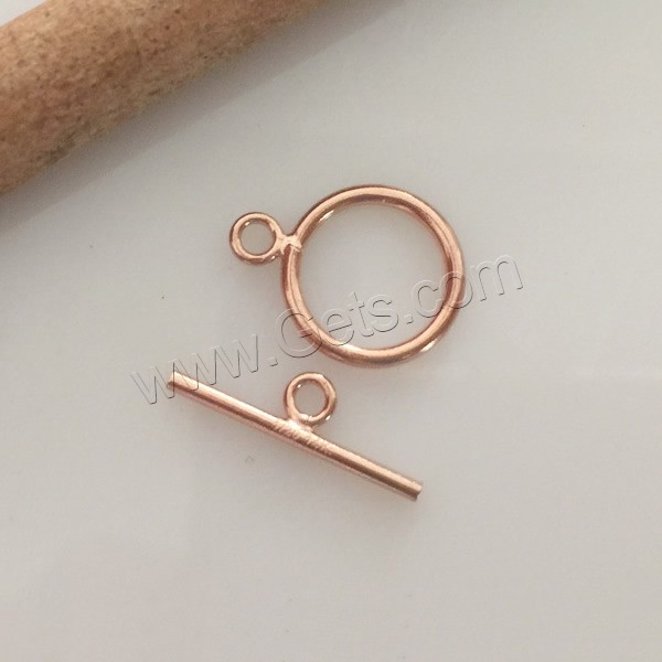 Gold Filled Toggle Clasp, 14K rose gold-filled & different size for choice, Sold By Set