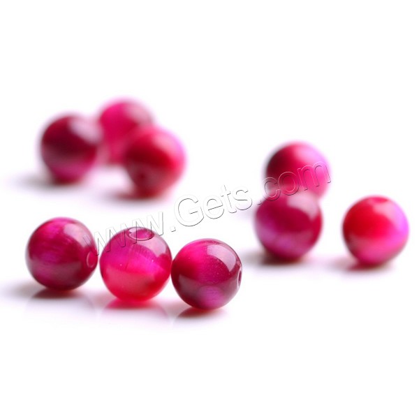 Tiger Eye Beads, Round, natural, different size for choice, bright rosy red, Grade AAAAAA, Hole:Approx 1mm, Length:Approx 15.5 Inch, Sold By Strand