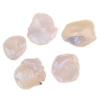 Keshi Cultured Freshwater Pearl Beads, natural, no hole, white, 8-13mm 