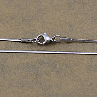 Мода нержавеющей стали ожерелье цепь, нержавеющая сталь, различной длины для выбора & Елочка цепь, оригинальный цвет, 1.5mm, продается Strand