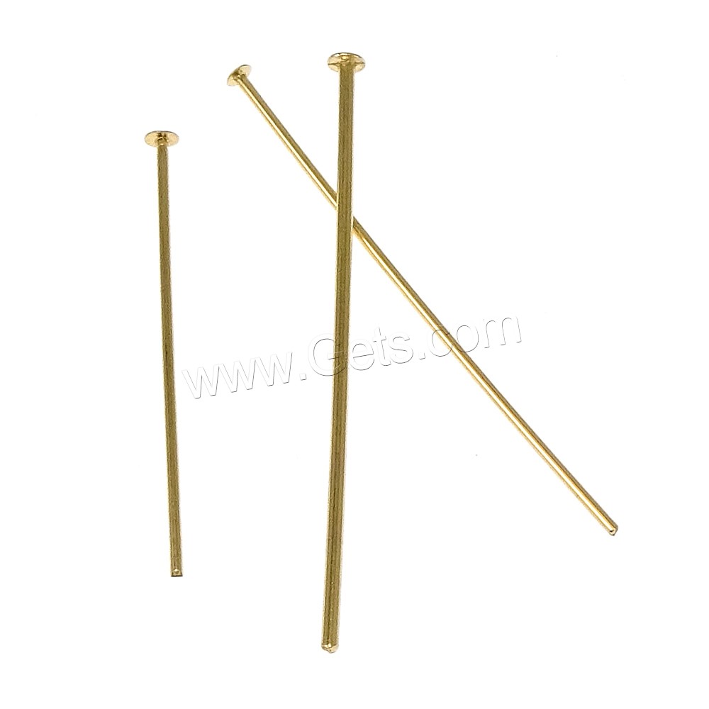 Gold Filled Headpin, 14K gold-filled & different size for choice, Sold By PC