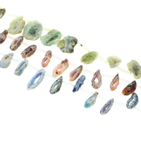Quartz naturel Perles Druzy, agate quartz de glace, le style Druzy, plus de couleurs à choisir - Environ 1.5-2mm Environ 15.5 pouce Vendu par brin
