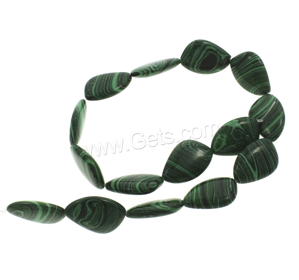 Synthetic Malachite Beads, different size for choice, Hole:Approx 1mm, Length:Approx 15.5 Inch, Sold By Strand