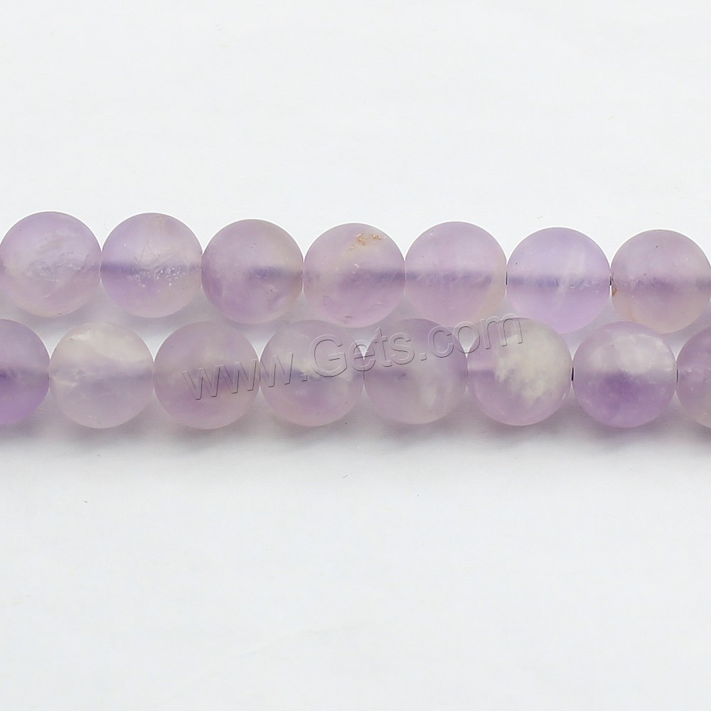 Purple Chalcedony Bead, Round, natural, different size for choice & frosted, Hole:Approx 1mm, Length:Approx 15.5 Inch, Sold By Strand