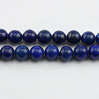 Natural Lapis Lazuli Beads, Round Approx 1mm Approx 16 Inch 