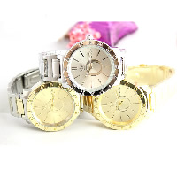 Bracelets de montre pour hommes, acier inoxydable, avec cadran en alliage de zinc & verre, mouvement chinoise, Placage, plus de couleurs à choisir, 40mm Environ 9 pouce, Vendu par PC