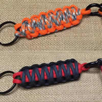Zinc Alloy Key Clasp, Paracord, with Zinc Alloy, plated lead & cadmium free Approx 15-20mm 