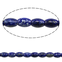 Perles de pierre lasurite naturelles, lapis lazuli naturel, ovale, 13.5-14x10-10.5mm Environ 1.5-2mm Environ 15.5 pouce, Environ Vendu par brin