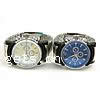 Chronograph Watch, Zinc Alloy, with Glass, Round, plated, for man Approx 9 Inch 