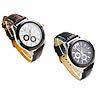 Unisex Wrist Watch, Zinc Alloy, with PU Leather & Glass, plated, for man & waterproof & imported 40mm, 19mm Approx 9.8 Inch 