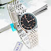 Women Wrist Watch, Zinc Alloy, with Glass, Round, platinum color plated, for woman, 25mm, 13mm Approx 8.5 Inch 