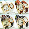 Couple Watch Bracelets, Zinc Alloy, with PU Leather & Glass, plated, for couple 12-16mm Approx 7.5 Inch, Approx  8.6 Inch 