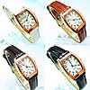 Uhrenarbänder für Frauen, Zinklegierung, mit PU Leder & Glas, plattiert, keine, 24x28mm, 12mm, Länge:ca. 7.5 ZollInch, verkauft von PC