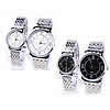 Couple Watch Bracelets, Zinc Alloy, with Glass, platinum color plated, for couple 28mm, 38mm, 14-20mm Approx 7.8 Inch, Approx 9 Inch 