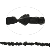 Natürliche Lava Perlen, Klumpen, 12x13x11mm-15x26x15mm, Bohrung:ca. 1mm, Länge:ca. 15.5 ZollInch, ca. 25PCs/Strang, verkauft von Strang