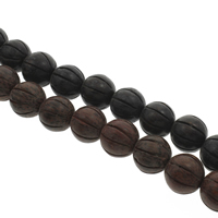 Gefärbtes Holz Perlen, rund, großes Loch, keine, 20mm, Bohrung:ca. 4mm, Länge:ca. 30 ZollInch, ca. 40PCs/Strang, verkauft von Strang