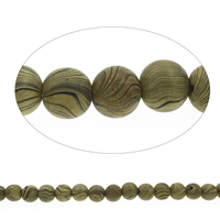 Original Holz Perlen, rund, originale Farbe, 18mm, Bohrung:ca. 3mm, Länge:ca. 32 ZollInch, ca. 46PCs/Strang, verkauft von Strang