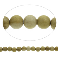 Original Holz Perlen, rund, originale Farbe, 18mm, Bohrung:ca. 2.5mm, Länge:ca. 31 ZollInch, ca. 46PCs/Strang, verkauft von Strang