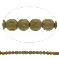 Perles en bois d'origine, Rond, couleur originale, 13-15mm Environ 3mm Environ 25 pouce, Environ Vendu par brin