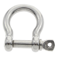 Stainless Steel Screw Pin Shackle, original color Approx 1.5mm 