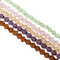 Perles de cristal bicône, facettes, plus de couleurs à choisir Environ 1mm Environ 10.5 pouce, Environ Vendu par brin