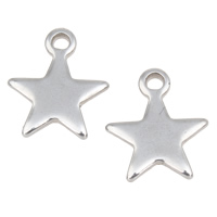 Stainless Steel Star Pendant, original color Approx 1mm 