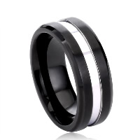Нержавеющая сталь Человек палец кольцо, Нержавеющая сталь 316, Другое покрытие, разный размер для выбора & двухцветный, продается PC