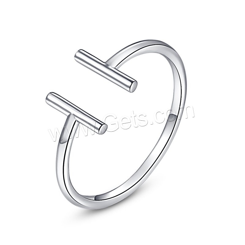 Newegg® Finger Ring, Brass, platinum plated, different size for choice, 21x9mm, Sold By PC