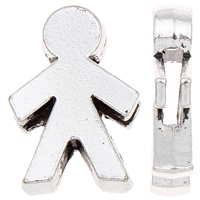 Zinc Alloy Slide Charm, Character, antique silver color plated, lead & cadmium free Approx Approx 