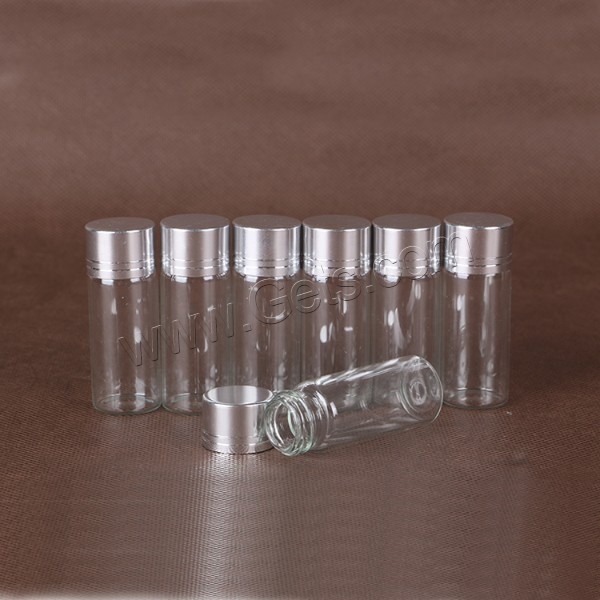 Glas Perle Kasten, mit Aluminium, Zylinder, plattiert, verschiedene Größen vorhanden, keine, verkauft von PC